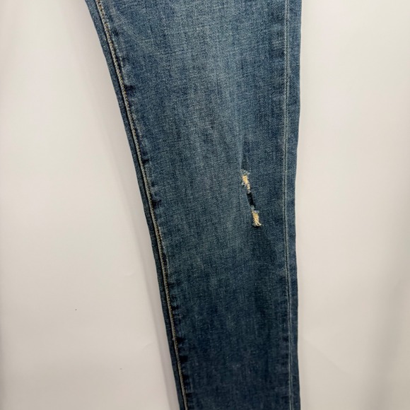 Pilcro Women's Blue Distressed‎ Skinny Jeans Size 26 - Picture 5 of 11